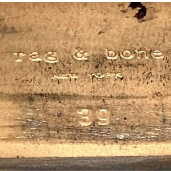 Rag & Bone Harrow Dark Gray Suede Cap Toe Ankle Boots - Size 8.5 - Picture 10 of 10